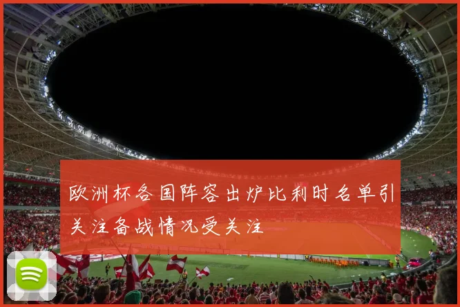 欧洲杯各国阵容出炉比利时名单引关注备战情况受关注